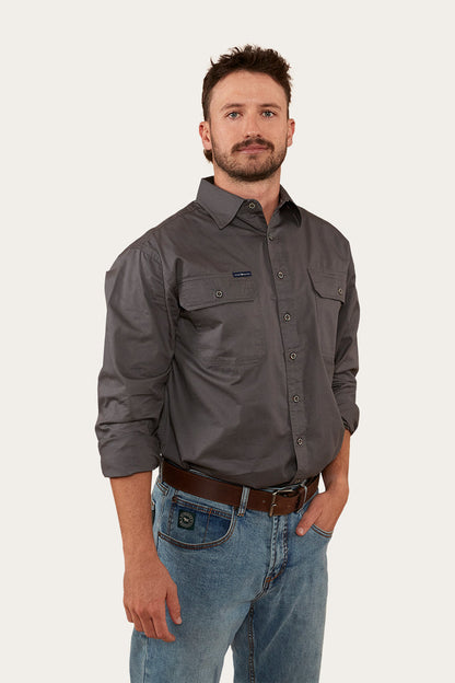 Ringers Western King River Mens Full Button Work Shirt - 15