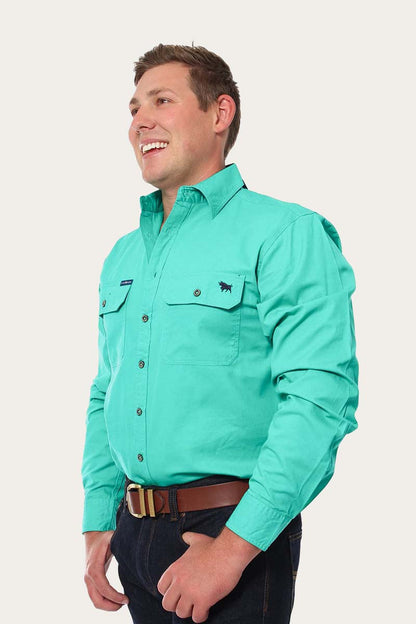 Ringers Western King River Mens Full Button Work Shirt - 16
