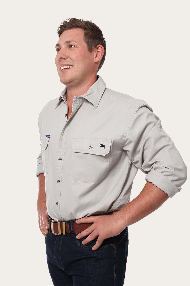Ringers Western King River Mens Full Button Work Shirt - 10