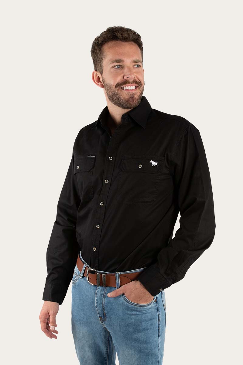 Ringers Western King River Mens Full Button Work Shirt - 12