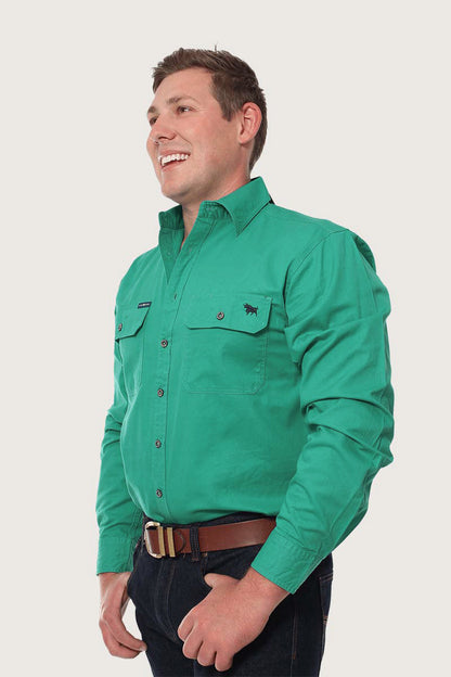 Ringers Western King River Mens Full Button Work Shirt - 2