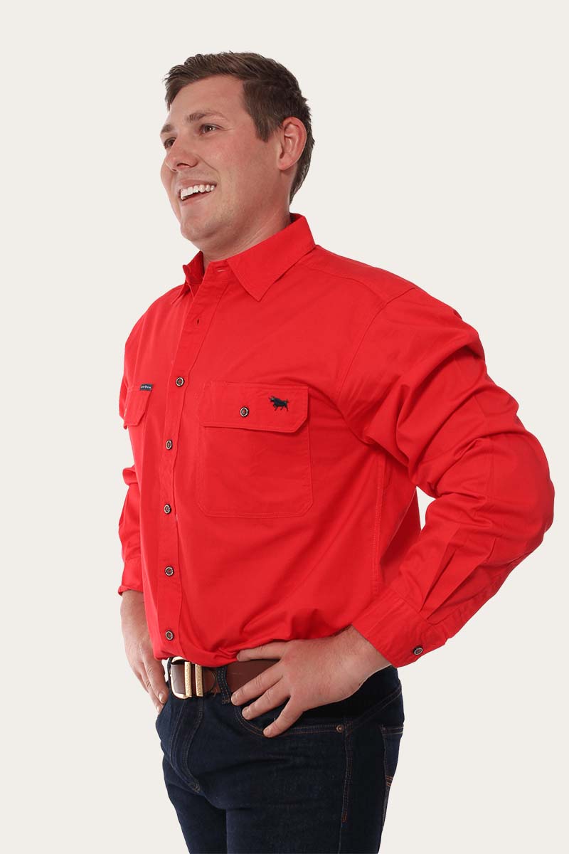 Ringers Western King River Mens Full Button Work Shirt - 7