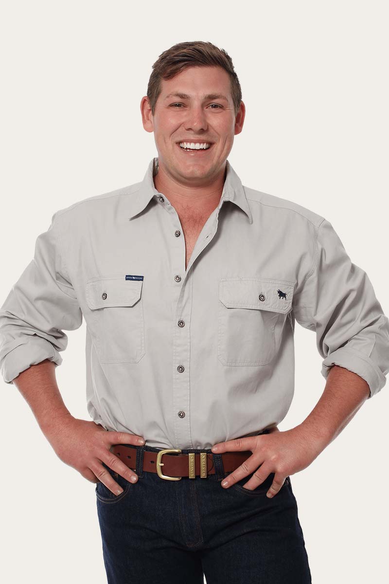 Ringers Western King River Mens Full Button Work Shirt - 9