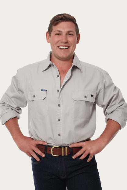Ringers Western King River Mens Full Button Work Shirt - 9