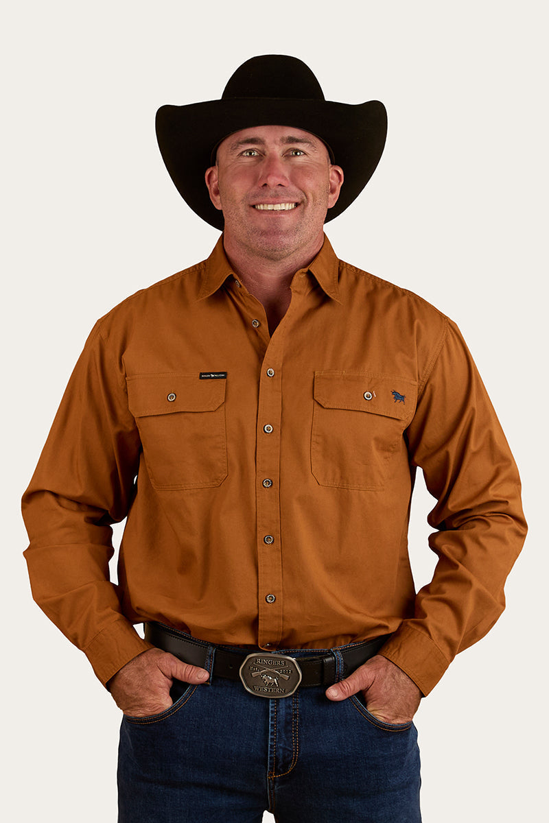 Ringers Western King River Mens Full Button Work Shirt - 20