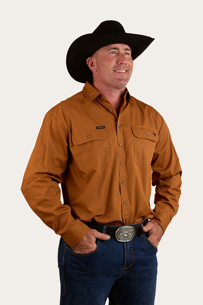 Ringers Western King River Mens Full Button Work Shirt - 24