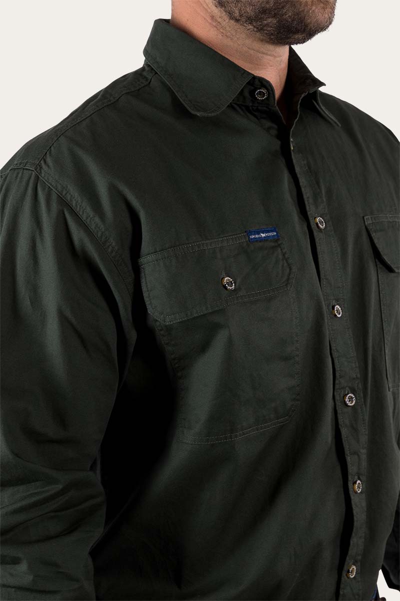 Ringers Western King River Mens Full Button Work Shirt - 5