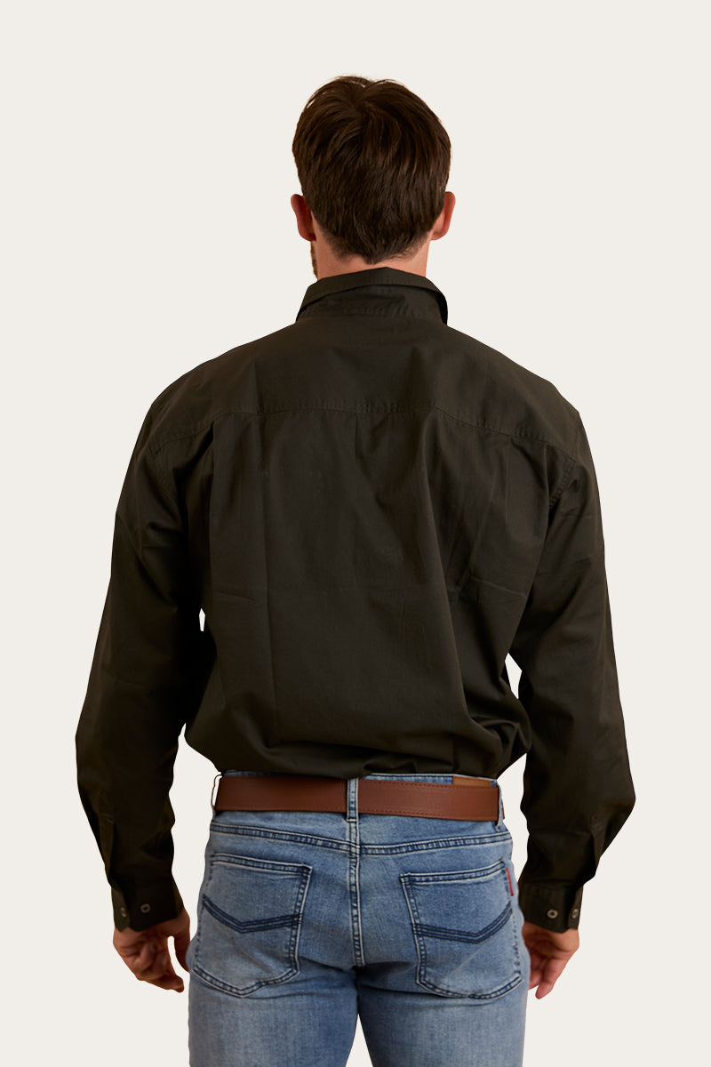 Ringers Western King River Mens Half Button Work Shirt - 10