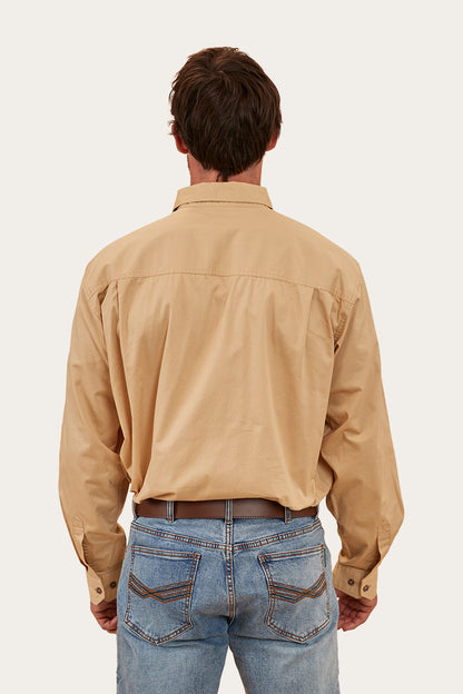 Ringers Western King River Mens Half Button Work Shirt - 17