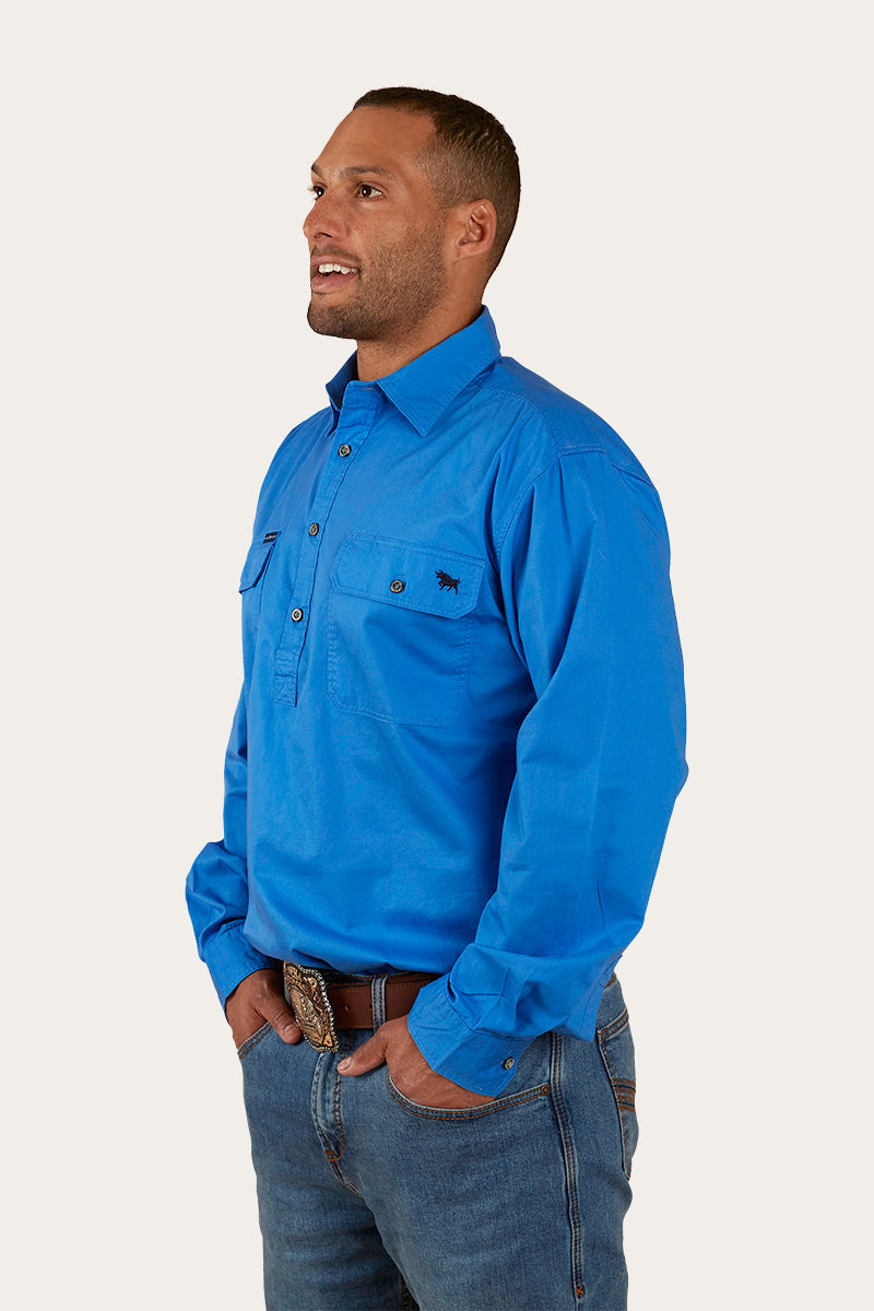 Ringers Western King River Mens Half Button Work Shirt - 18