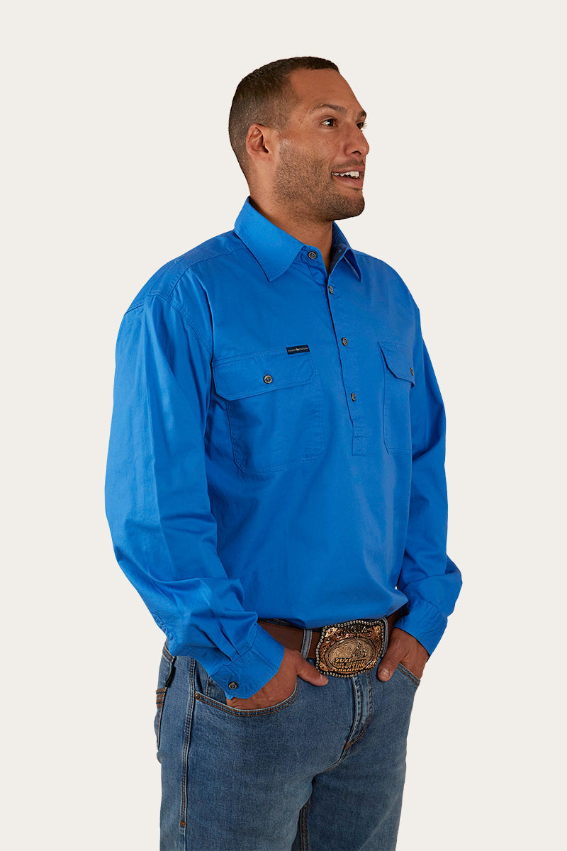 Ringers Western King River Mens Half Button Work Shirt - 20
