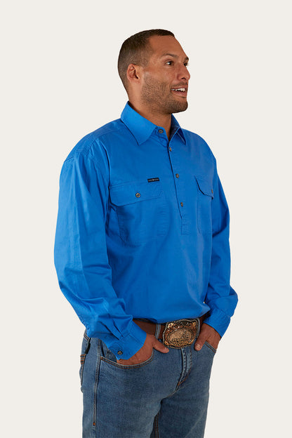 Ringers Western King River Mens Half Button Work Shirt - 20