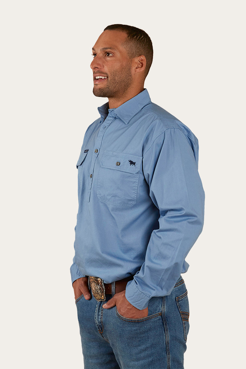 Ringers Western King River Mens Half Button Work Shirt - 31