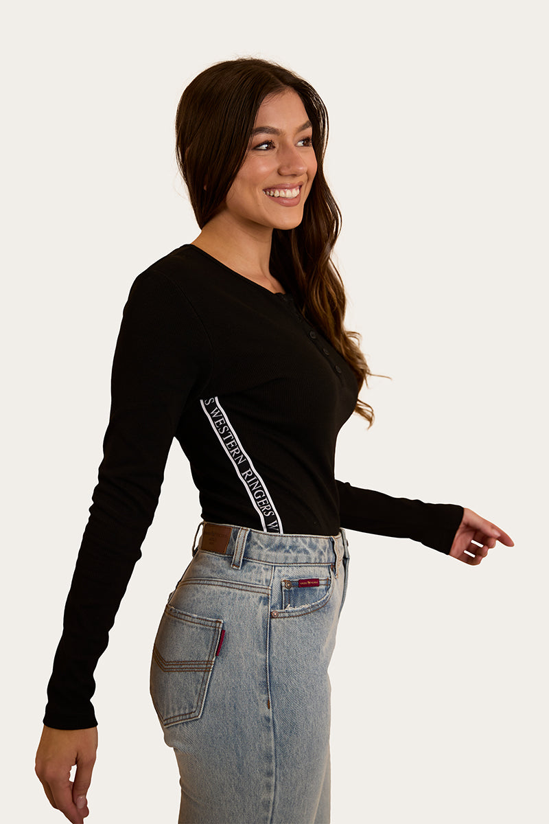Ringers Western Laila Womens Long Sleeve Rib Top - 7
