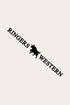 Ringers Western Large Long Die Cut Sticker - Black