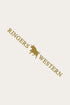 Ringers Western Large Long Die Cut Sticker - Gold