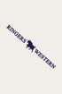 Ringers Western Large Long Die Cut Sticker - Navy