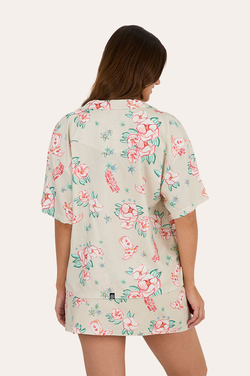 Ringers Western Last Dance Womens Button Down Shirt - Back