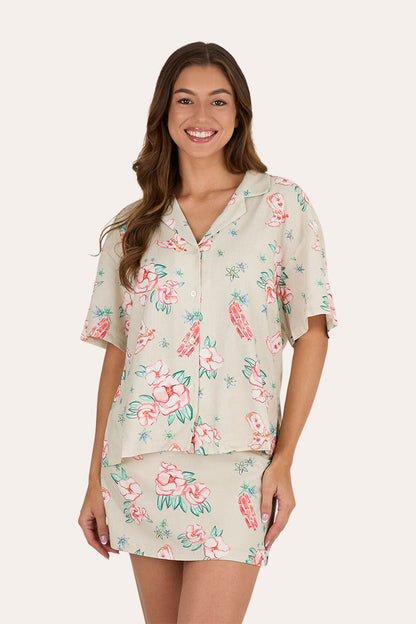 Ringers Western Last Dance Womens Button Down Shirt - Front