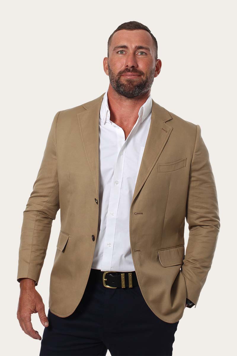 Ringers Western Lawson Mens Blazer - Clay