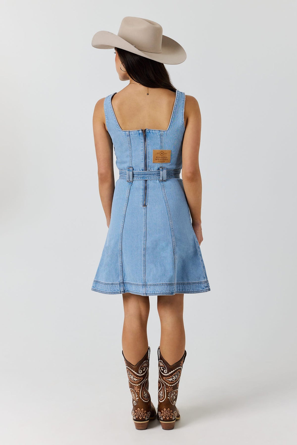 Ringers Western Lilah Womens Denim Mini Dress