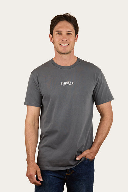 Ringers Western Lone Rider Mens Stock Fit T-Shirt - Washed Black