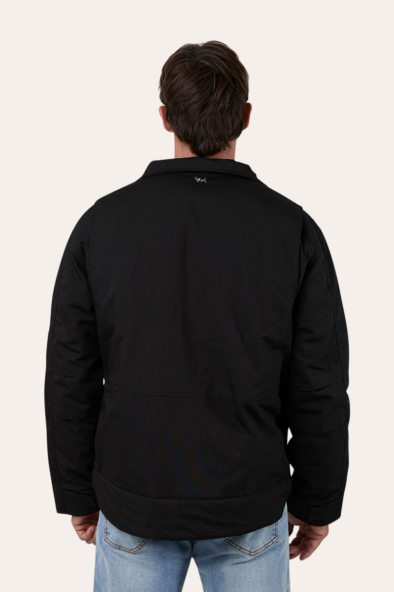 Ringers Western Long Yard Mens Jacket - Black Back