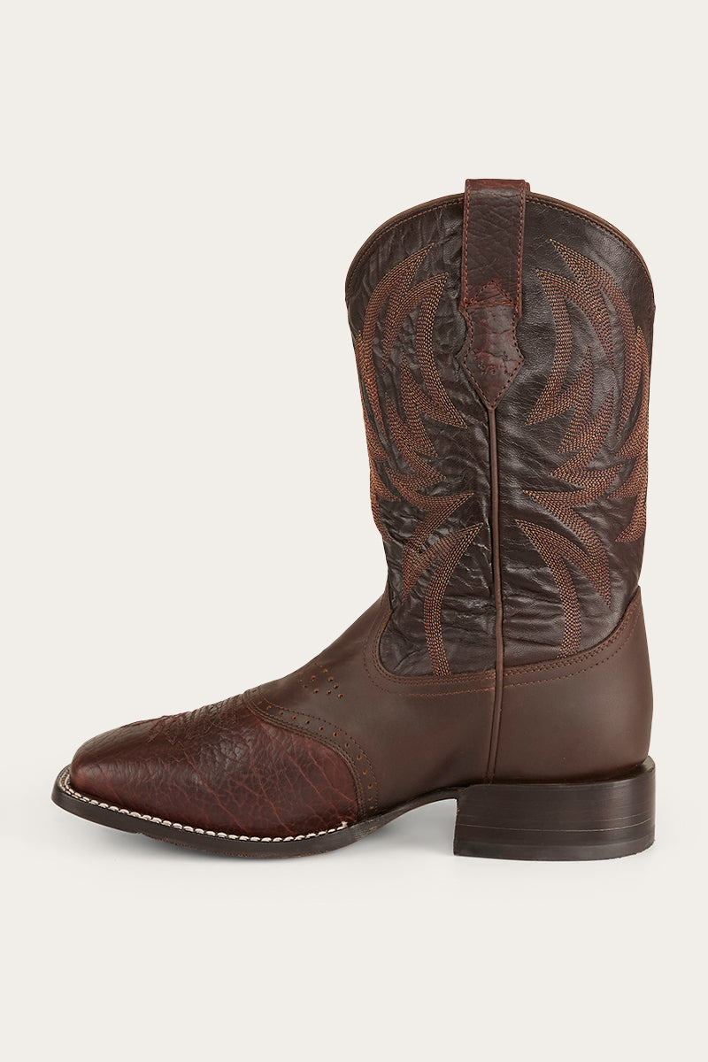 Ringers Western Longreach Mens Saddle Boot - 12