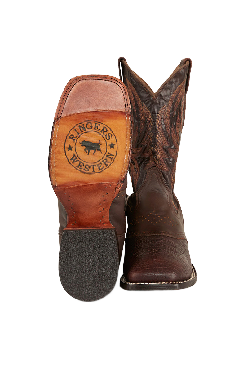 Ringers Western Longreach Mens Saddle Boot - 6