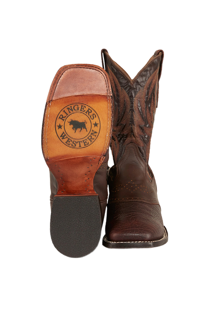 Ringers Western Longreach Mens Saddle Boot - 6