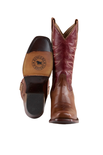 Ringers Western Longreach Womens Cuban Heel Boot - 10