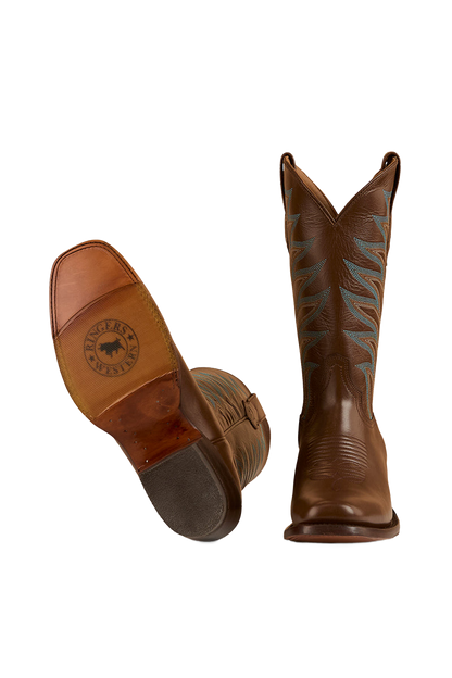 Ringers Western Longreach Womens Cuban Heel Boot - 11