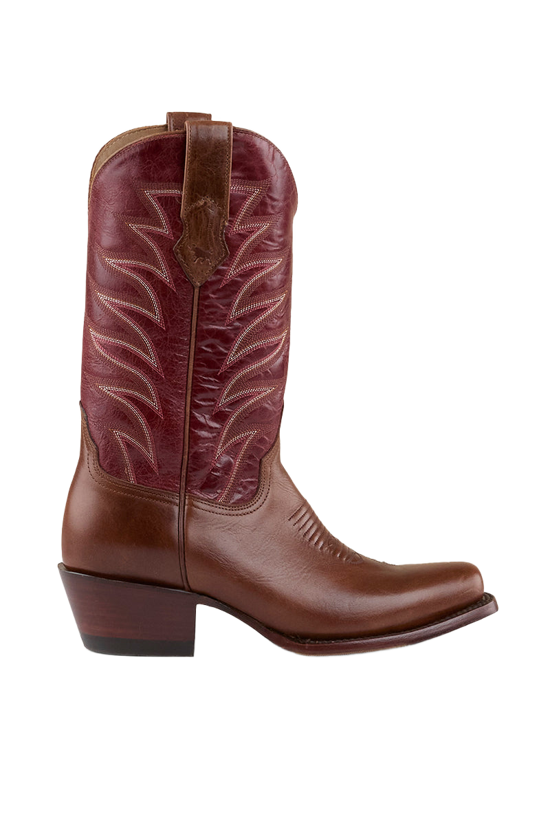 Ringers Western Longreach Womens Cuban Heel Boot - 6