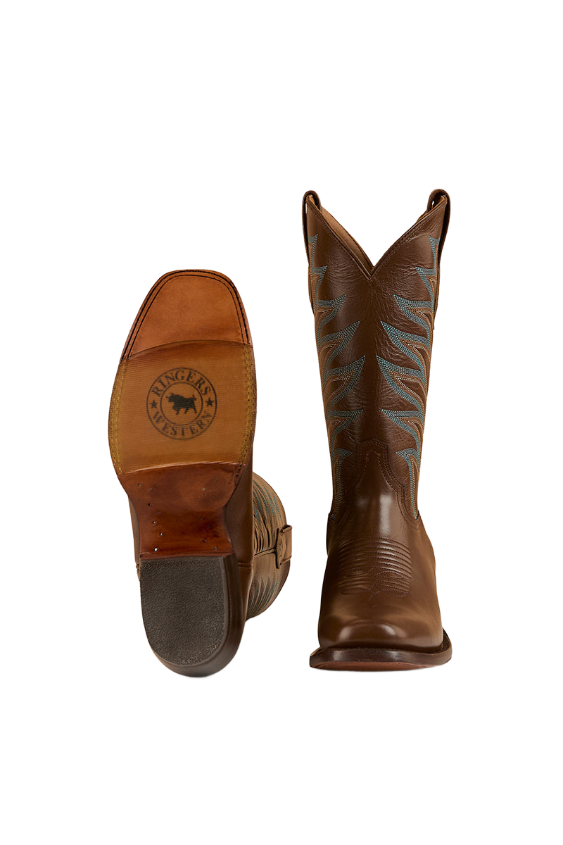 Ringers Western Longreach Womens Cuban Heel Boot - 8
