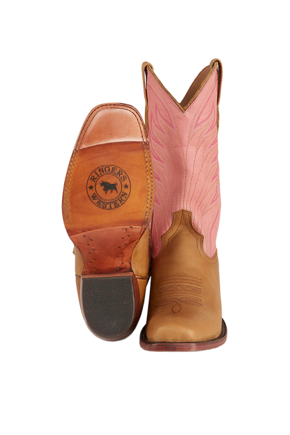 Ringers Western Longreach Womens Cuban Heel Boot - 9