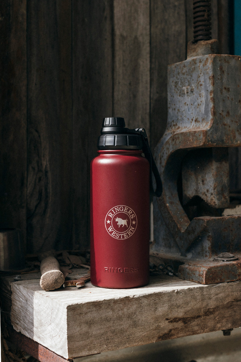 Ringers Western Longview Drink Bottle - Red