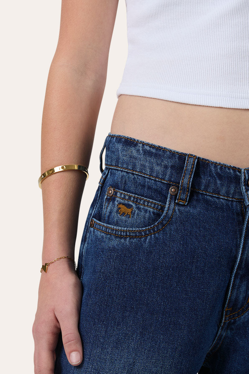 Ringers Western Macey Youth Girls Wide Leg Jean - Front