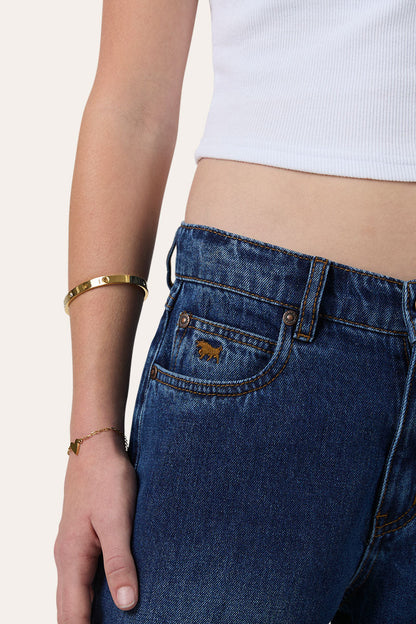 Ringers Western Macey Youth Girls Wide Leg Jean - Front