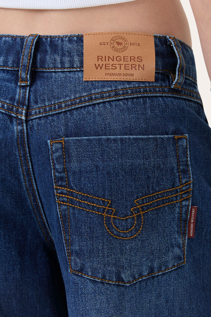 Ringers Western Macey Youth Girls Wide Leg Jean