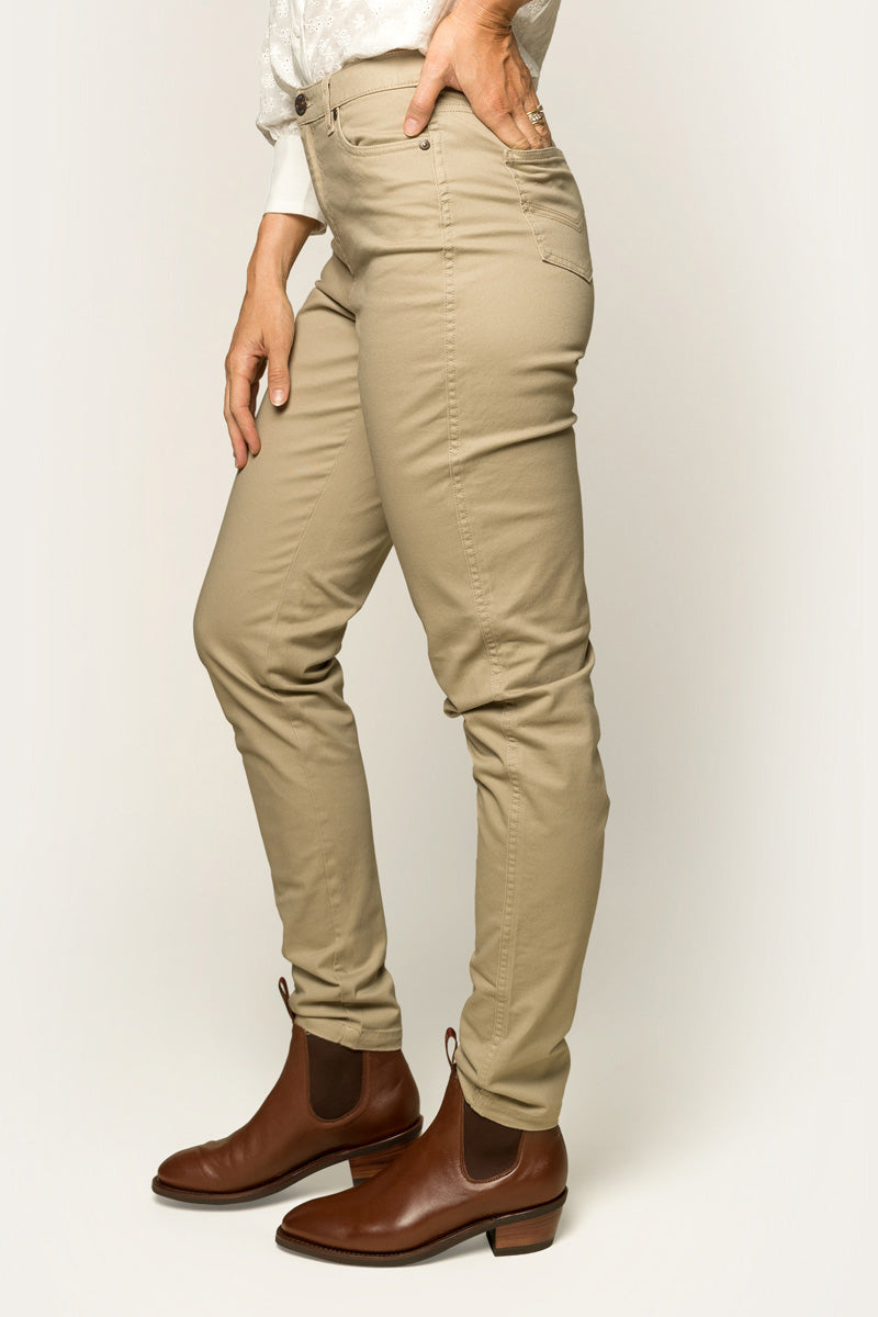 Ringers Western MacKenzie Womens 5 Pocket Stretch Drill Jeans - 15