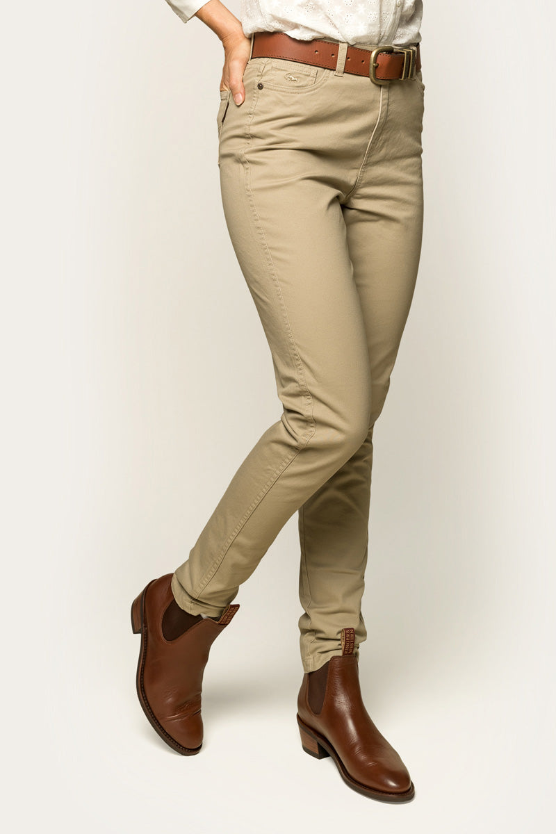 Ringers Western MacKenzie Womens 5 Pocket Stretch Drill Jeans - 18