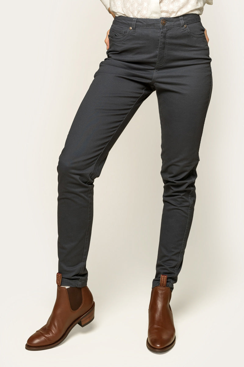 Ringers Western MacKenzie Womens 5 Pocket Stretch Drill Jeans - 26