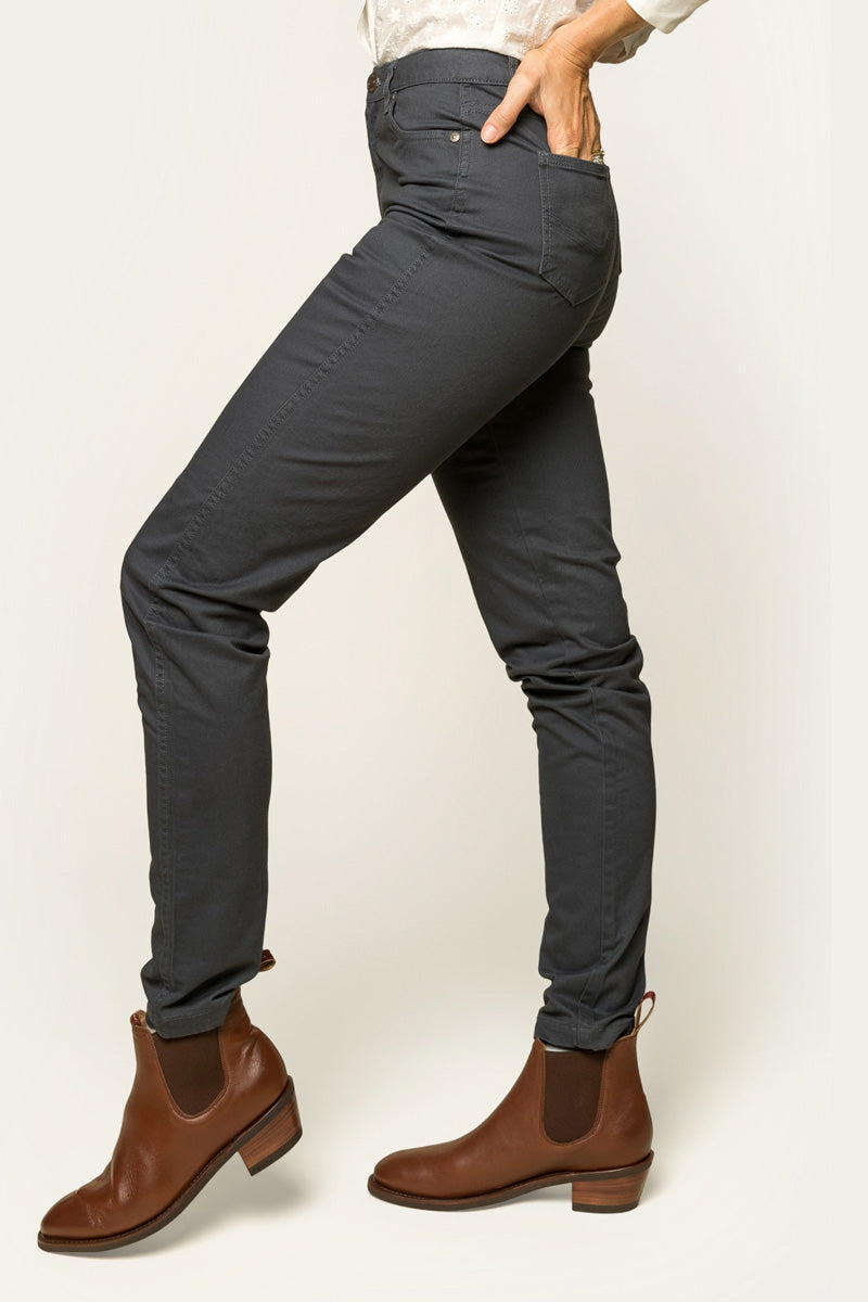 Ringers Western MacKenzie Womens 5 Pocket Stretch Drill Jeans - 28