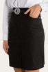 Ringers Western Maree Womens 5 Pockets Stretch Drill Skirt - Black