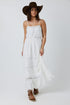 Ringers Western Marisol Womens Broderie Maxi Dress - White