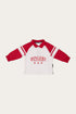 Ringers Western Mascot Babies Rugby Jersey - White Red Front