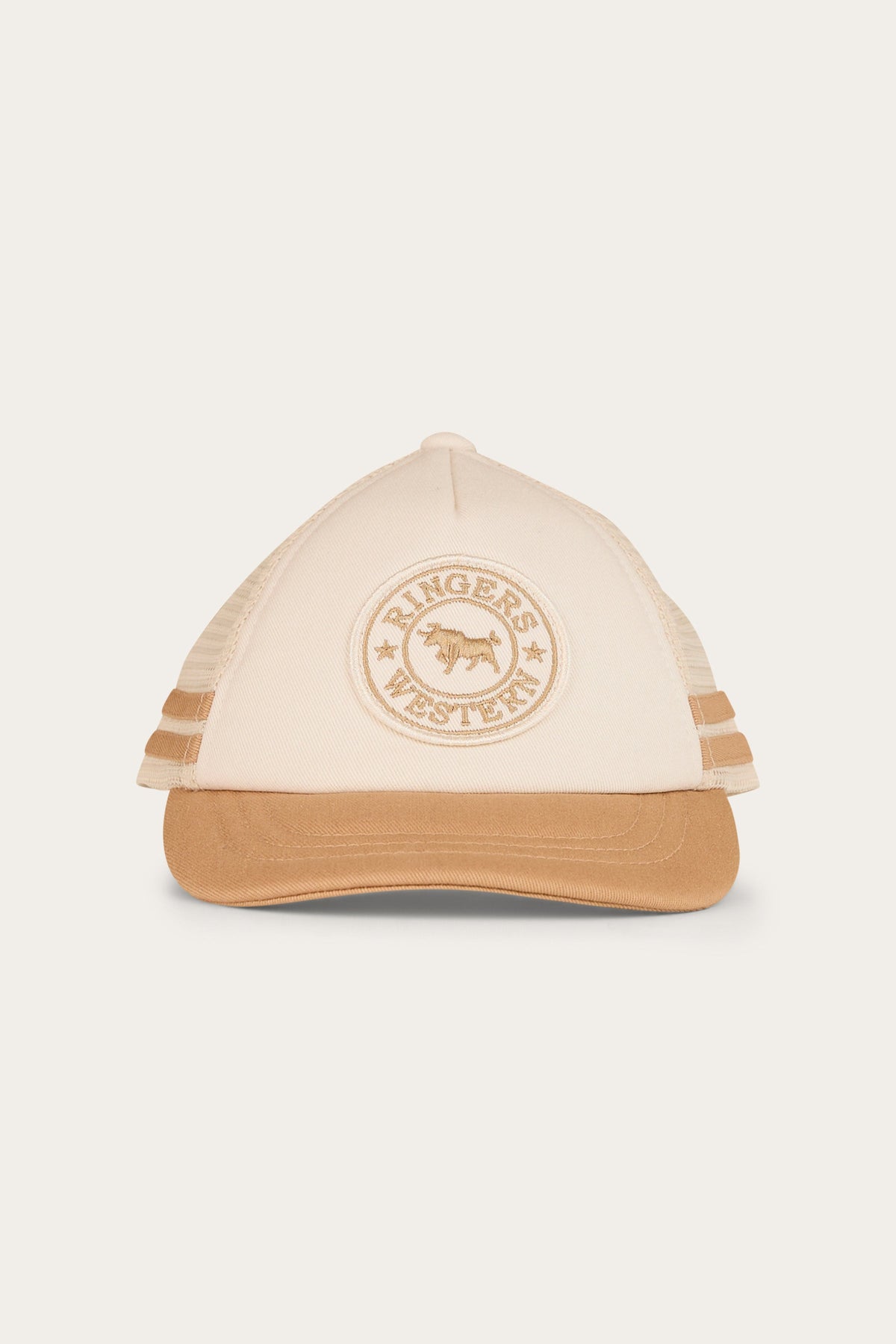 Ringers Western McCoy Babies Trucker Cap - Beige Front