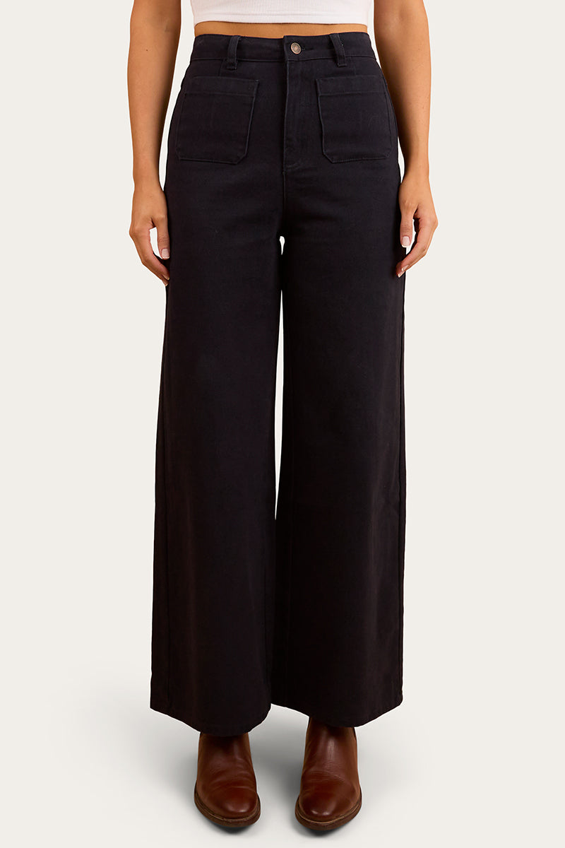 Ringers Western Milani Womens Wide Leg Pant - Navy
