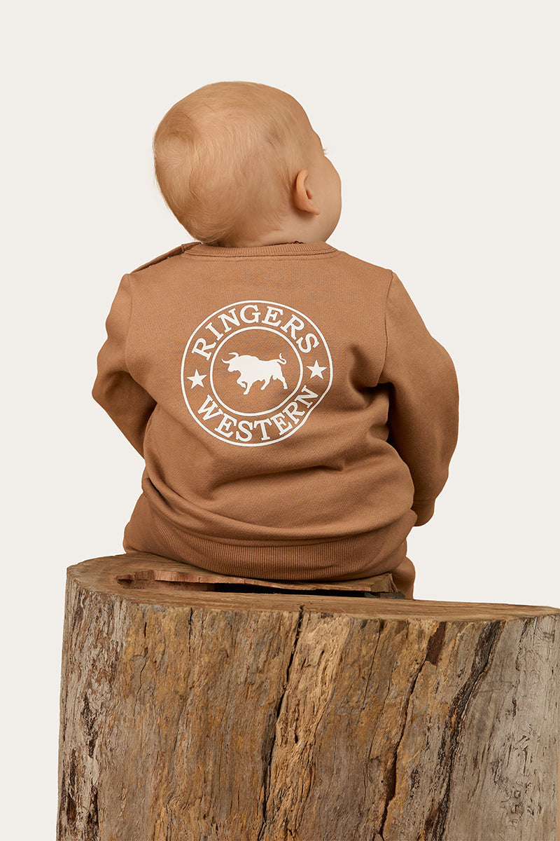 Ringers Western Mini Ringer Babies Signature Bull Fleece Pullover - 2