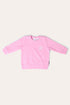 Ringers Western Mini Ringer Babies Signature Bull Fleece Pullover - Pink White Front